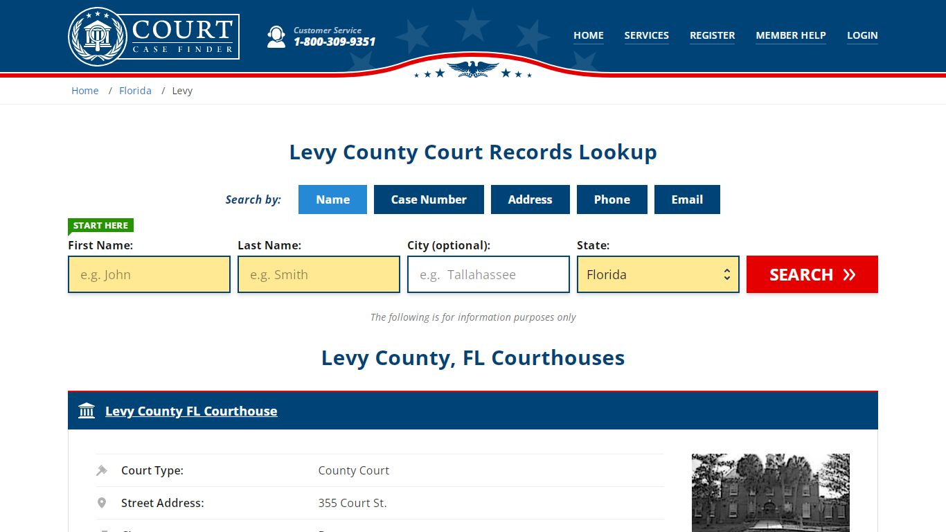 Levy County Court Records | FL Case Lookup - CourtCaseFinder.com